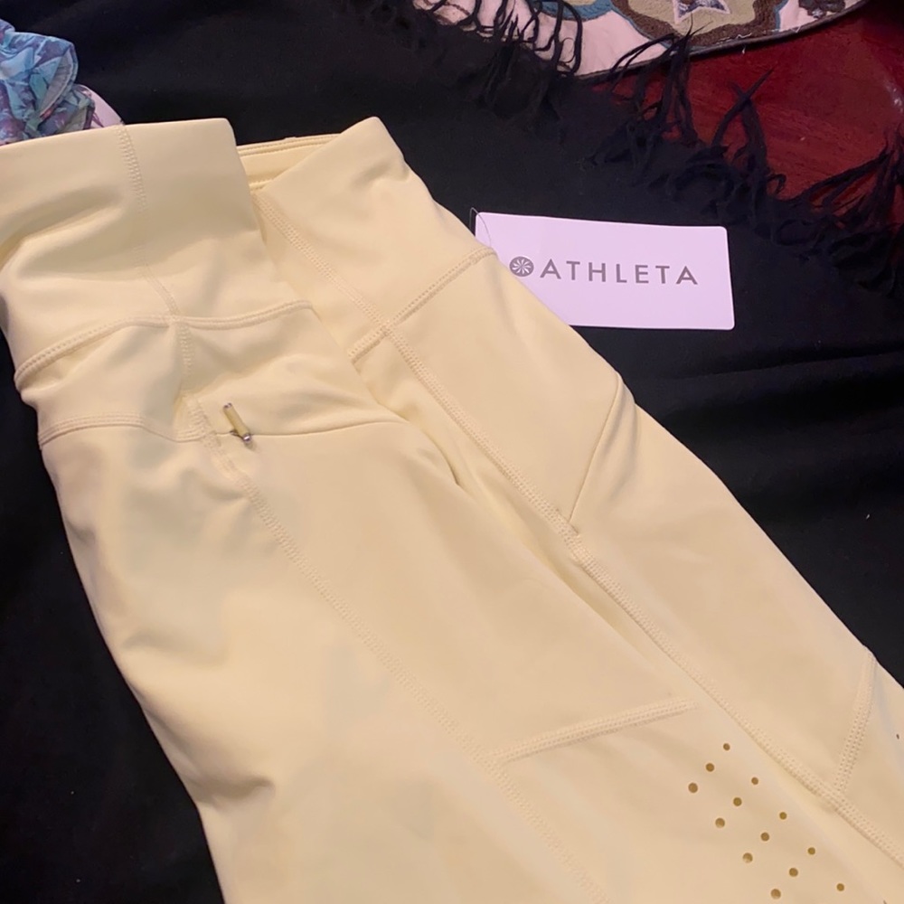 Athleta laser cut 7/8 tights